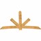Ekena Millwork Alberta Rough Sawn Timber Gable Bracket, Western Red Cedar, 84"W x 56"H x 2"D x 6"F, 16/12 Pitch GBW084X56X0206ALB00RWR - alternate 4